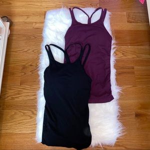 Two Fabletics “Katie seamless support tank”